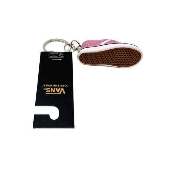 Vans Womens Retro Pink Slip On Sneaker Key Chain - Picture 8 of 9
